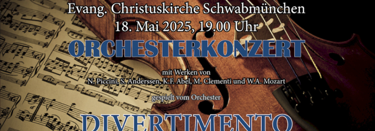 Konzertplakat Divertimento