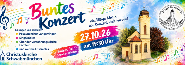 Buntes Konzert am 27. Oktober 2026