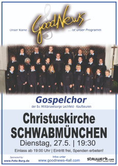Konzertplakat GoodNews