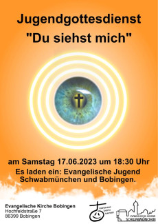 Plakat Jugendgotesdienst Juni 2023