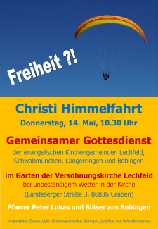 Christi Himmelfahrt 2026 Plakat