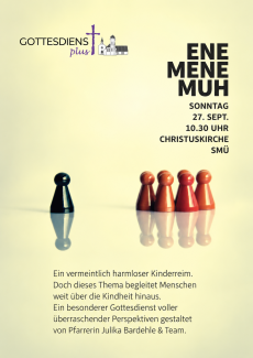 Enemenemuh - Web-Plakat für den Gottesdienst