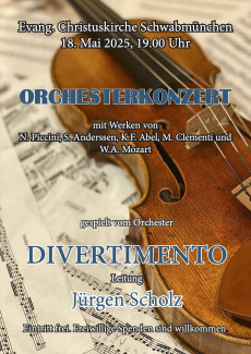 Konzertplakat Divertimento