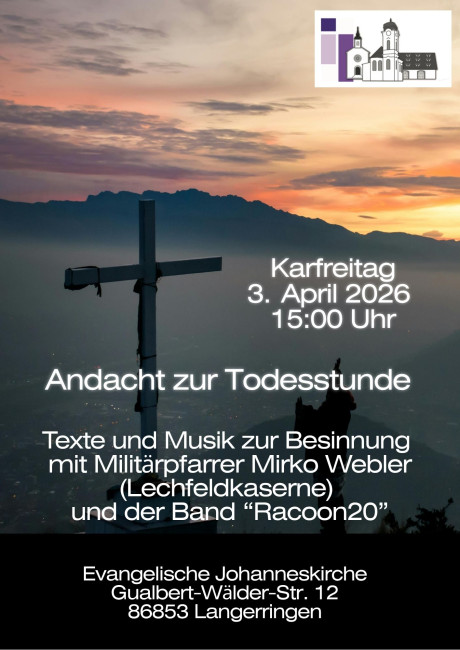 Andacht zur Todesstunde 2026